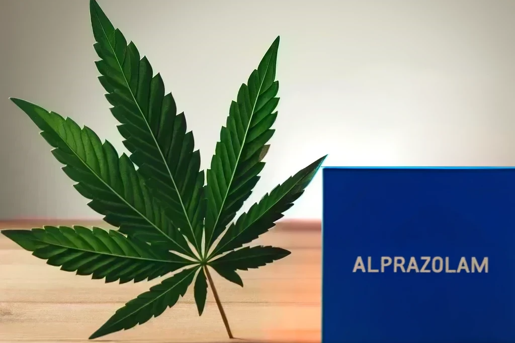 Cannabis und Alprazolam (z.B. Xanax, Tafil, Xanor)