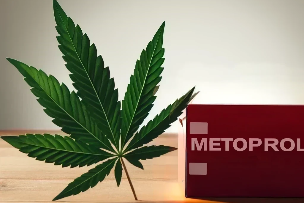 Cannabis und Metoprolol (z.B. Lopressor, Toprol-XL, Beloc-Zok, Metohexal)