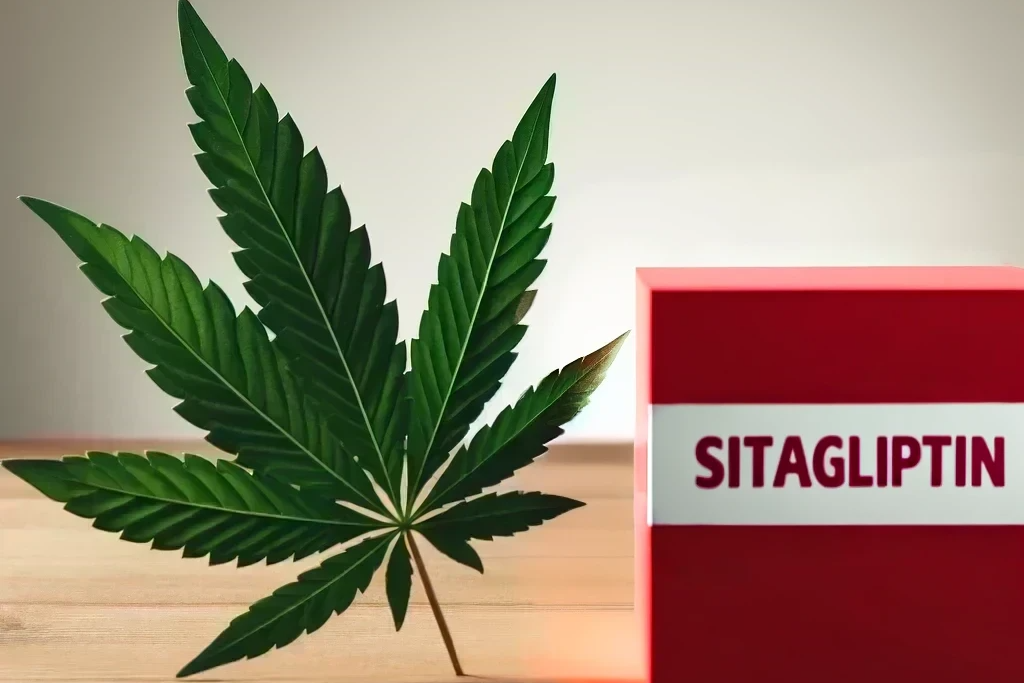 Cannabis und Sitagliptin (z.B. Januvia, Xelevia)